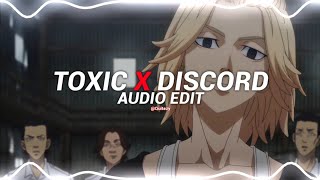 toxic x discord  boywithuke amp the living tombstone edit audio [upl. by Hsu]