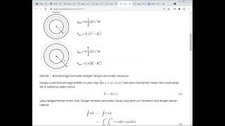 Hukum Gauss pada Bola Berongga [upl. by Boony]