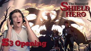 The Rising of the Shield Hero Season 3 Opening Reaction  SIN by MADKID [upl. by Lemra]