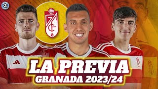 PREVIA GRANADA CF LA LIGA 20232024 ¿LLEGAR PARA QUEDARSE  PLANTILLA FICHAJES XI IDEAL [upl. by Eelyme]