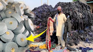 Top 3 Recycling Of Waste Garments And Maunfacturing Process Factory Videos l Used Garments Recycling [upl. by Coop985]