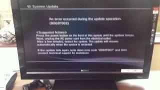 Error Installing Update Operation PS3 [upl. by Tinor]