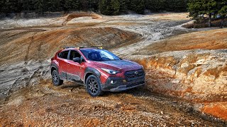 Off Roading a Subaru Crosstrek Wilderness  Steep climb in a Crosstrek Wilderness [upl. by Occor]