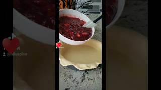 Strawberry Pie shortvideo food cake dessert sweet [upl. by Melinda116]