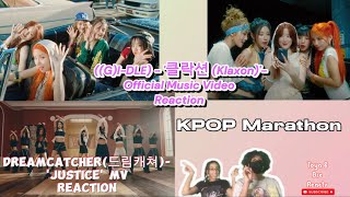 KPOP Marathon GIDLE amp Dreamcatcher MV Reaction Both songs are such masterpieces [upl. by Arodaeht]