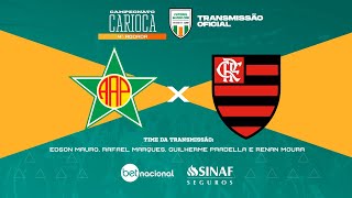 PORTUGUESA RJ X FLAMENGO Ao Vivo TRANSMISSÃO OFICIAL Narração EDSON MAURO  Futebol Globo CBN [upl. by Anul19]