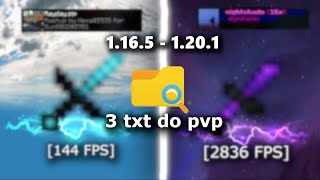 TOP 3 TXT DO PVP  1165  1201  BOOST FPS [upl. by Midian]