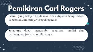 TEORI HUMANISTIK DAN PERKEMBANGAN MENURUT CARL ROGERneosantanera4172 [upl. by Ezarra187]