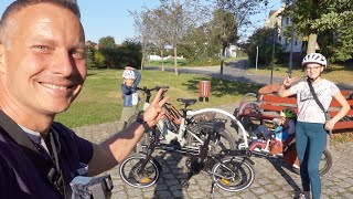 EBike  Weehoo Anhänger Ausflug mit meinen 3 Kindern [upl. by Evadnee]