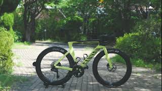 canyon Aeroad CF SLX 8 Di2 Fast Lime [upl. by Sollars]