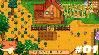 Stardew Valley  Lets Play 01 FR  Les débuts de notre ferme tant de choses à faire [upl. by Avir]