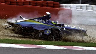 Spa Crash Compilation Eau Rouge And Raidillon [upl. by Yreffeg]