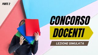 Parte 2 il contesto lezione simulata [upl. by Schlessinger]