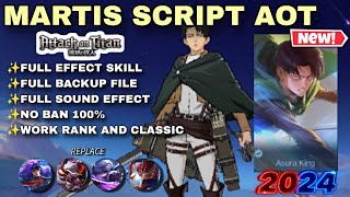 MARTIS SKIN SCRIPT AOT NO PASSWORD RENREN OFFICIAL [upl. by Ines]