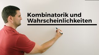 Kombinatorik und Wahrscheinlichkeiten HöchstensAufgabe Beispiel  Mathe by Daniel Jung [upl. by Lilyan]