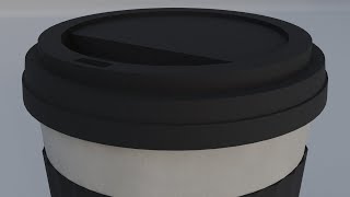 Paper Coffee Cup  3D Review [upl. by Brufsky]