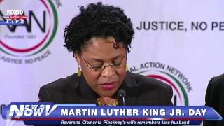 FNN Rev Clementa Pinckneys Wife Gives Heartbreaking Speech About Late Husband on MLK Day [upl. by Doubler873]