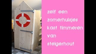 Kast maken van steigerhout [upl. by Judson]