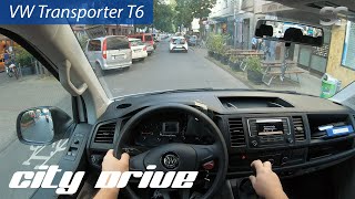 VW Transporter T6 2019  City Test Drive POV [upl. by Jallier249]