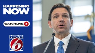 WATCH LIVE Gov DeSantis holds news conference as tropical storm churns in Gulf [upl. by Yerxa]