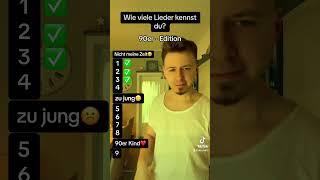 Wie viele Lieder kennst du 90er  Edition ❤️ deutsch 90s [upl. by Pasquale811]