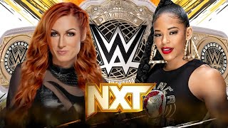 Becky Lynch vs Bianca Belair World Championship Full Match WWE NXT Highlights Today [upl. by Notxap171]