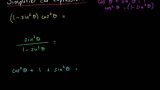 Simplifier une expression trigonométrique [upl. by Alpers]