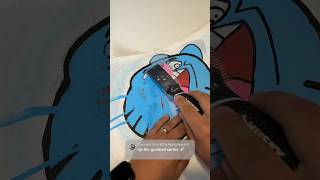 Drawing gumball until paper breaks part 36 posca art [upl. by Hcirdla149]