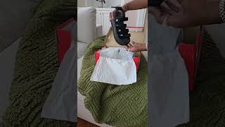 Unbox Nike Icon Classic Platform Sandals unboxing [upl. by Edrea]