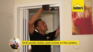 How to Install a Bathroom Folding Door [upl. by Drescher]