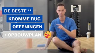 De Beste Kromme Rug Oefeningen voor je Middenrug 👏🏅 [upl. by Drucilla]