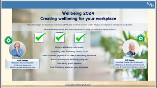 quotWellbeing 2024  Creating Wellbeing For Your workplacequot [upl. by Solly]