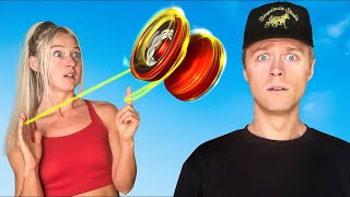 Can My Girlfriend Learn Unresponsive Yoyo Tricks [upl. by Yecart]