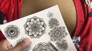 temporary tattoo beutiful india art  how to apply temporary tattoo [upl. by Pittel]