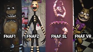 FNAF ALL MUSIC BOX 2019  FNAF1 to FNAF VR Help Wanted Compilation HD Quality [upl. by Wilow]