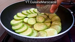 Prenez Courgette et Faites Cette Délicieuse Recette Facile à la Poêle 5min 🔝👌 Zucchini Pan Recipe [upl. by Ogg369]