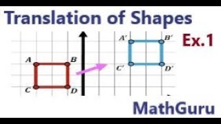 Translating Shapes on Cartesian Plane  Transformation  Examples 1 [upl. by Wardle399]