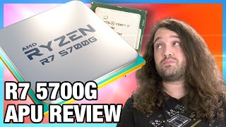 AMD 360 Ryzen 7 5700G APU Review amp Benchmarks vs R5 5600G R7 5800X amp More [upl. by Whitnell]