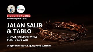 PEKAN SUCI  TABLO KISAH SENGSARA TUHAN YESUS  GEREJA SANTO GREGORIUS AGUNG  PAROKI KUTABUMI [upl. by Okime774]