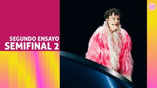 EUROVISIÓN 2024 SEGUNDO ENSAYO DE LOS PAÍSES DE LA SEMIFINAL 2 [upl. by Aubrey]