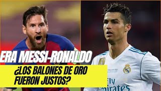 Balones de Oro en la Era MessiRonaldo [upl. by Ellehcor]