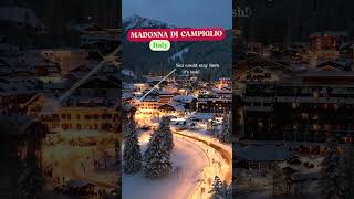 Skiing in Italy and staying in the beautiful Madonna di Campiglio resort [upl. by Kingston]