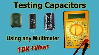 How to check Capacitors using Multimeter [upl. by Erdeid]