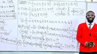 CARDINALITY OF SET WAECJAMB QUESTIONS PREMIUMHILLACADEMY setsclass11 settheory [upl. by Gibbeon387]