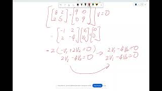 18 Part 4 Example of finding eigenvalue and vectors [upl. by Ennairej115]