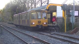 Tyne and Wear Metro  Single Metrocar 4034 at Howdon [upl. by Sprung]