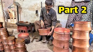 Handmade copper pot  The amazing process of making a handmade copper potcoppersmithing ⚒️😍🇮🇷 [upl. by Hoo]