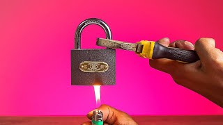 How to Open DOOR Lock without key 🔑very easy NEW [upl. by Cornelius]