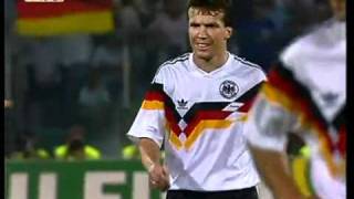 WM 1990 Finale Deutschland  Argentinien 10 Elfmeter Andreas Brehme [upl. by Rramel]