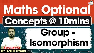 UPSC Maths Optional  Group  Isomorphism  UPSC Mains  StudyIQ IAS [upl. by Aicilef872]